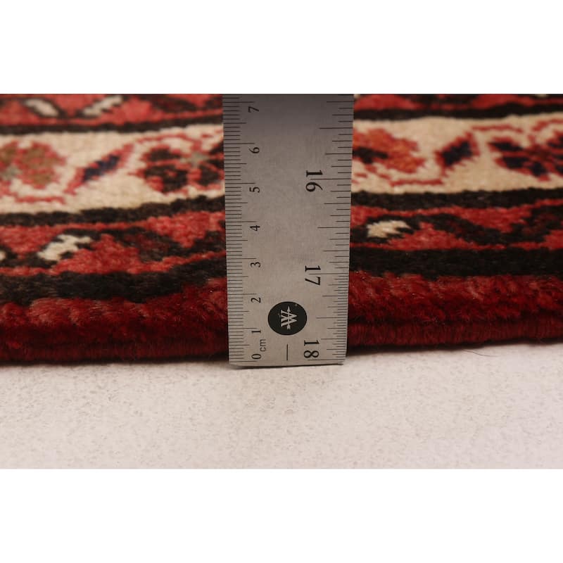 ECARPETGALLERY Hand-knotted Andelz Red Wool Rug - 2'6 x 9'6