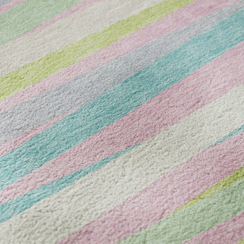 Premium Washable Super Soft Modern Stripes Mayfield Rug