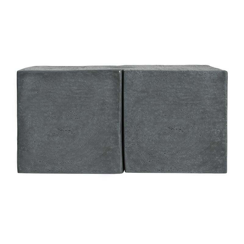 Outdoor & Indoor End Tables Set of 2 MGO Nesting Side Tables