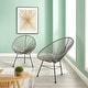 preview thumbnail 13 of 47, Sarcelles Acapulco Modern Wicker Chairs by Corvus (Set of 2)