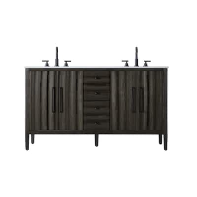 Elegant Lighting VF29660D Blakely 60" Free Standing Double Basin