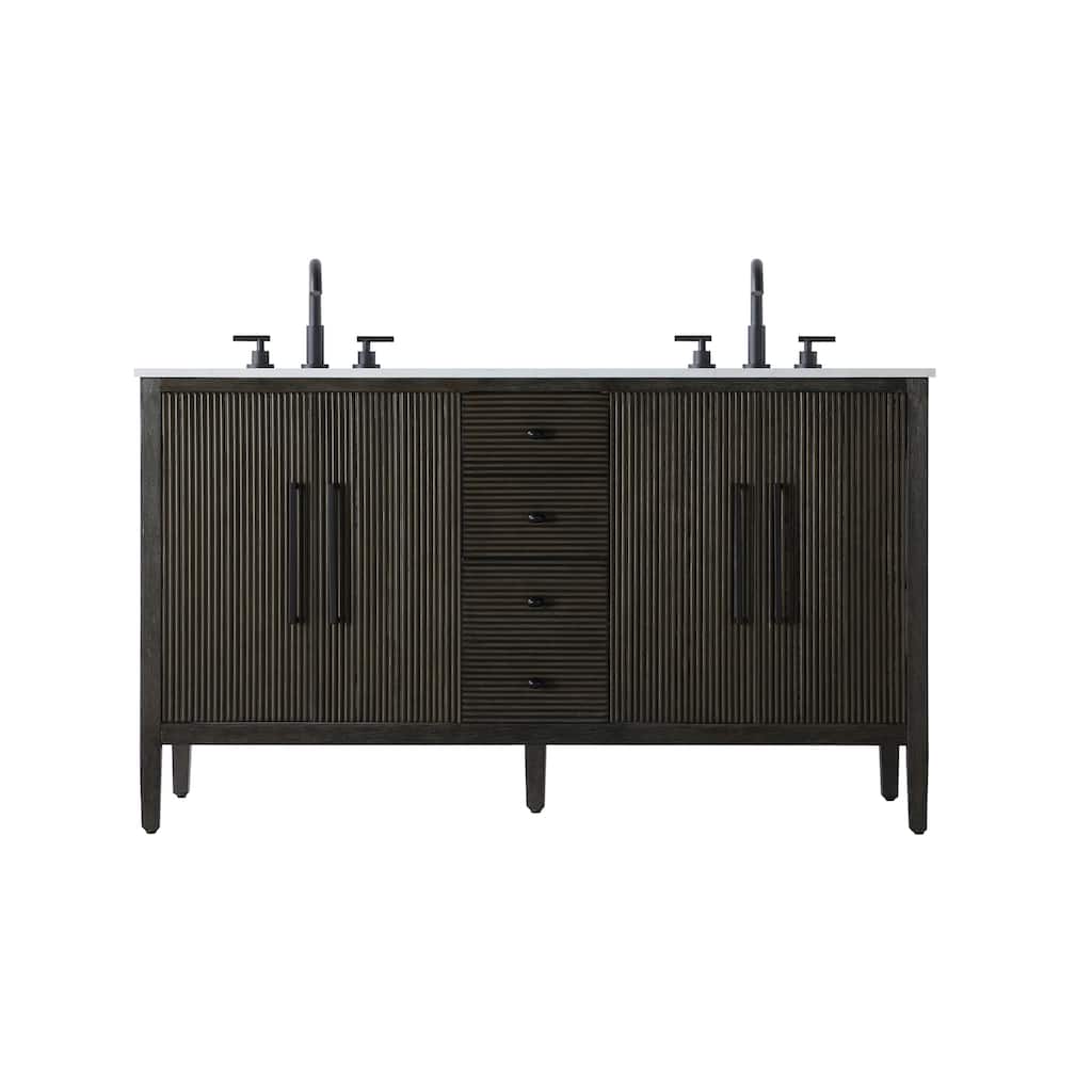 Elegant Lighting VF29660D Blakely 60" Free Standing Double Basin