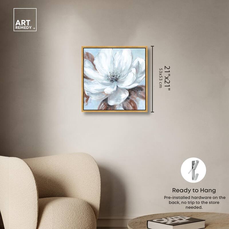 Delicate Blooms I Canvas by Art Remedy