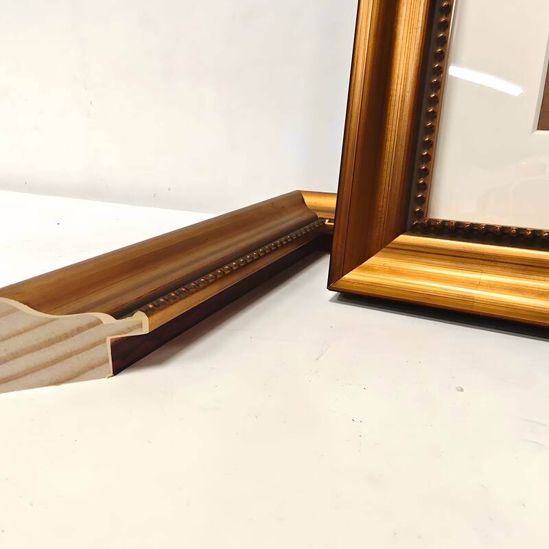 Set of 2 Vintage Castle Framed Wall Art - Replaceable Canvas Prints with Solid Wood Picture Frames, Antique Architecture