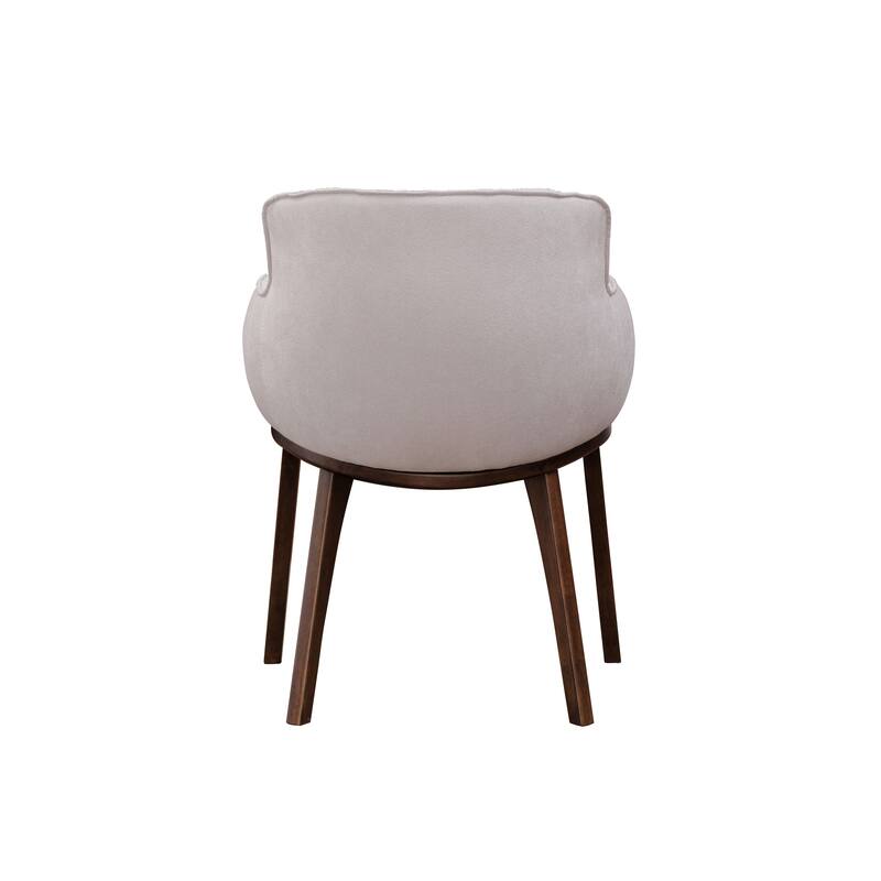 Furniture of America Abigail XII Mid-century Modern Handcrafted Solid Wood Arm Chairs (Set of 2)