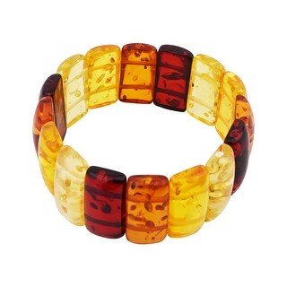 V3 Jewelry Multi Color Amber Swirl Stretch Bracelet main image 0