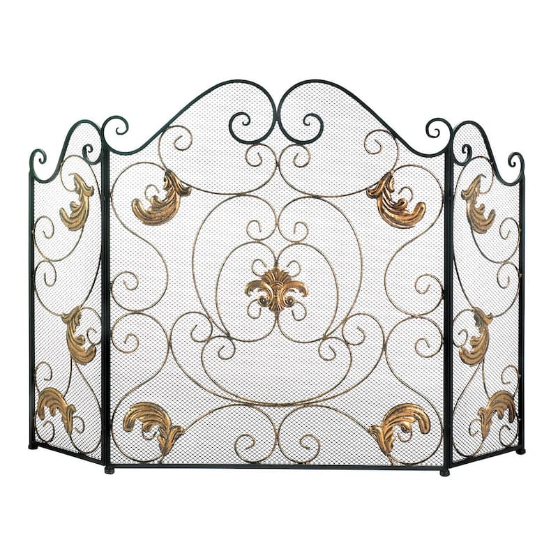 Yakima Elegant Fleur De-Liz Fireplace Screen