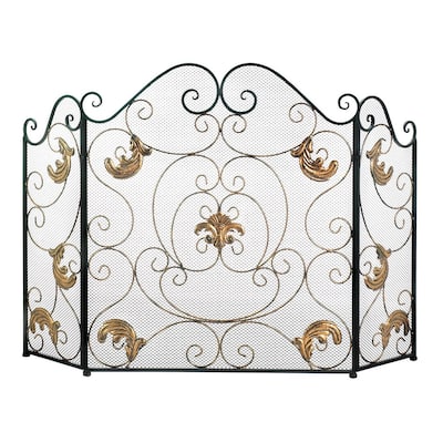 Yakima Elegant Fleur De-Liz Fireplace Screen