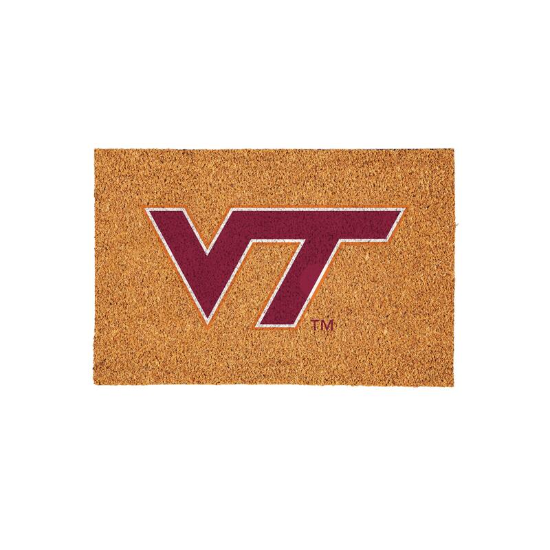 Virginia Tech Full Color Indoor/Outdoor Coir Mat