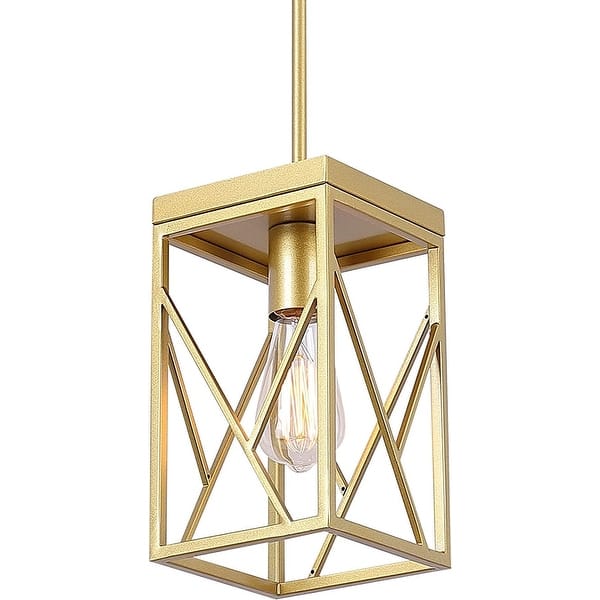 1 Light gold pendant light Metal kitchen island light Modern lights for