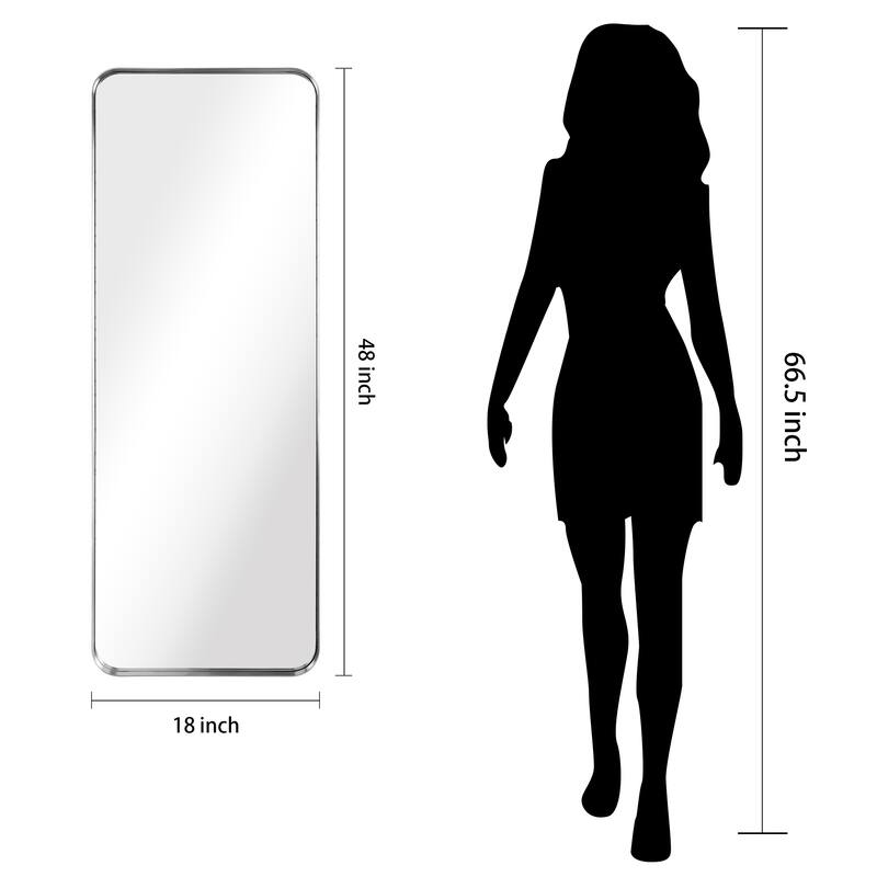 Ultra Stainless Steel Rectangular Wall Mirror