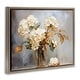 preview thumbnail 11 of 26, Stupell Aged With Grace Hydrangeas Framed Floater Canvas Wall Art Design By LSR Creative Studio