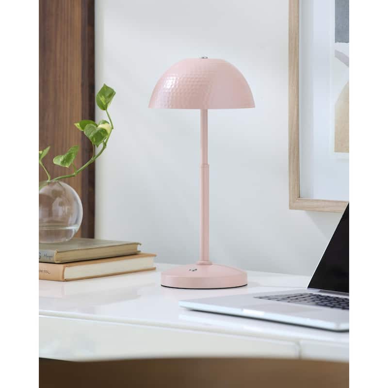 Livabliss Elvas Traditional Accent Table Lamp - Pink