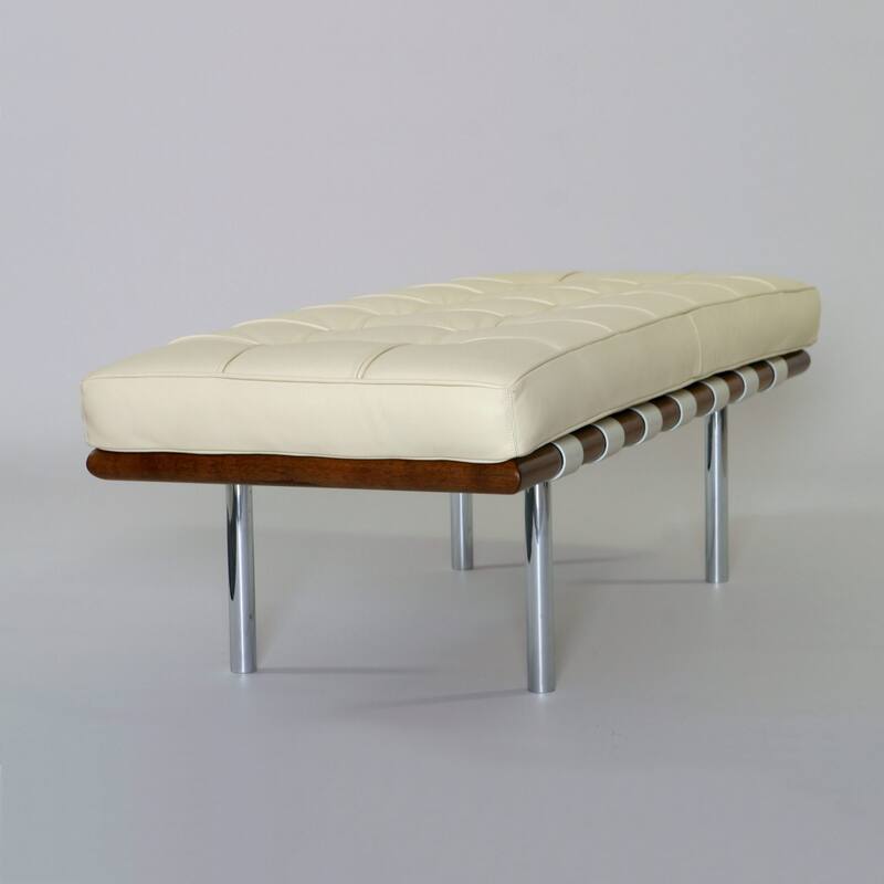 Criss Pavilion Cross Bench - White