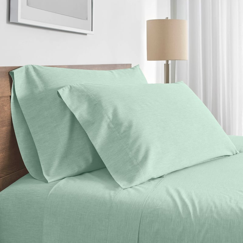 Modern Living Solid Bed Sheet Set or Pillow Cases