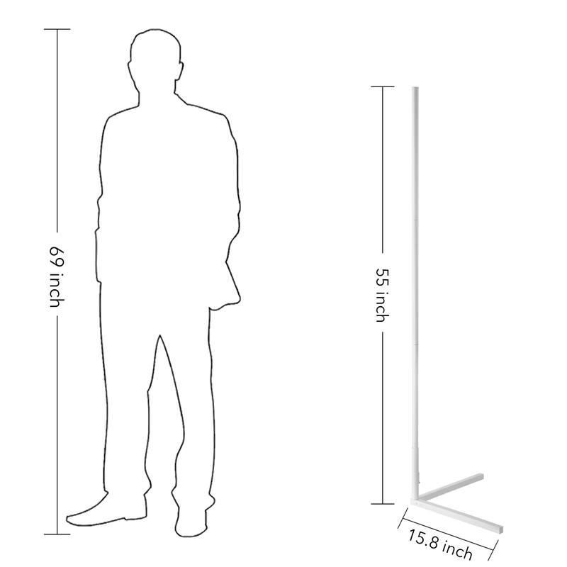 Minimalism RGB Corner Floor Lamp-Set Of 2