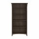 preview thumbnail 6 of 40, Bush Furniture Salinas Tall 5 Shelf Bookcase with Adjustable Shelves