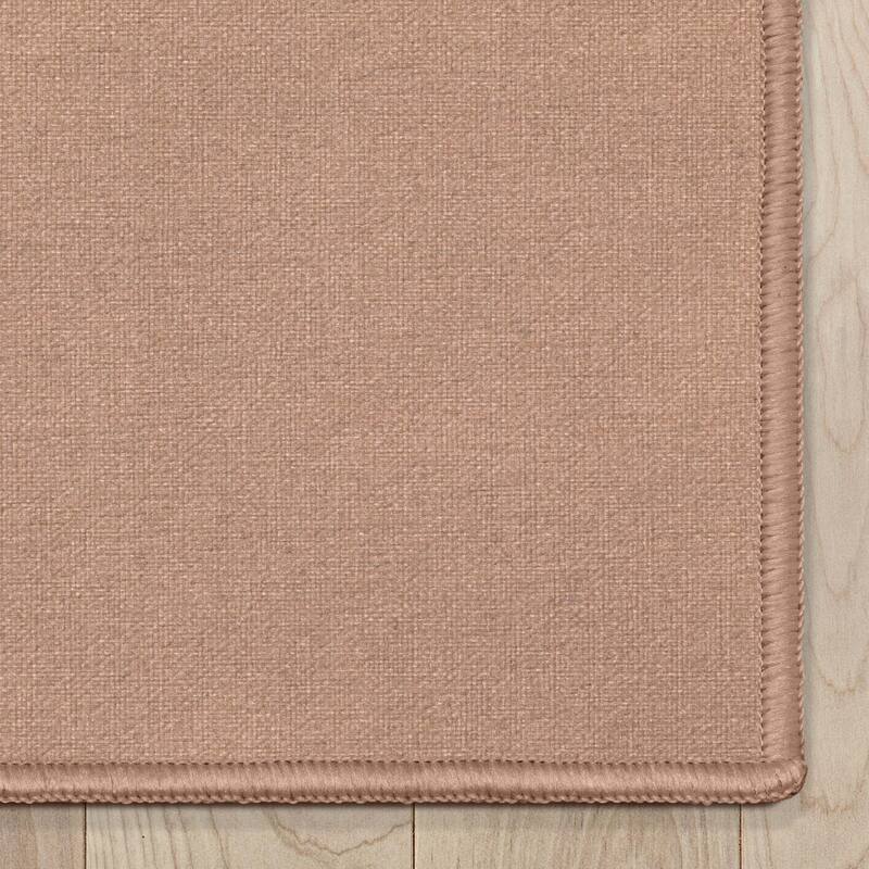 Well Woven Plain Solid Modern Flat-Weave Area Rug