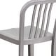 preview thumbnail 35 of 116, 2 Pack 24'' High Metal Indoor-Outdoor Counter Height Stool w/ Vertical Slat Back