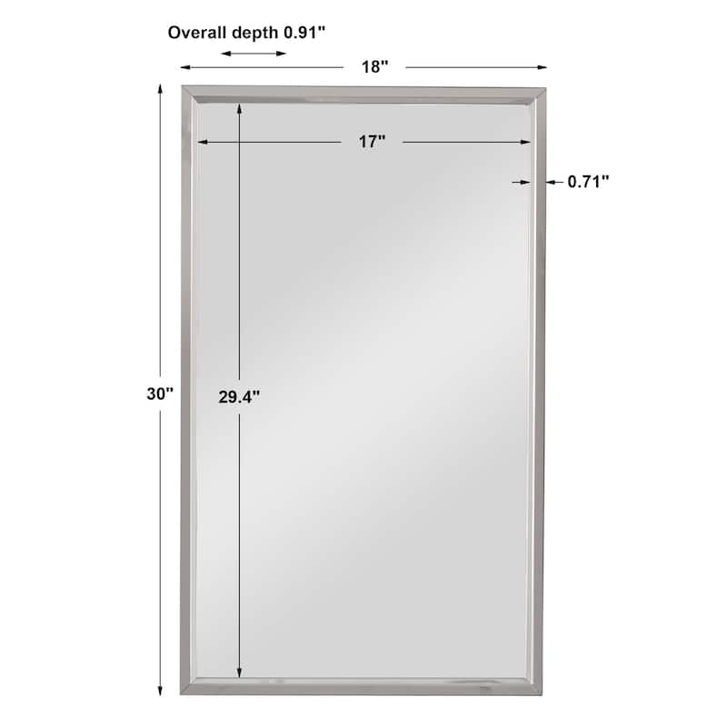 Stainless Steel Vanity Wall Mirror