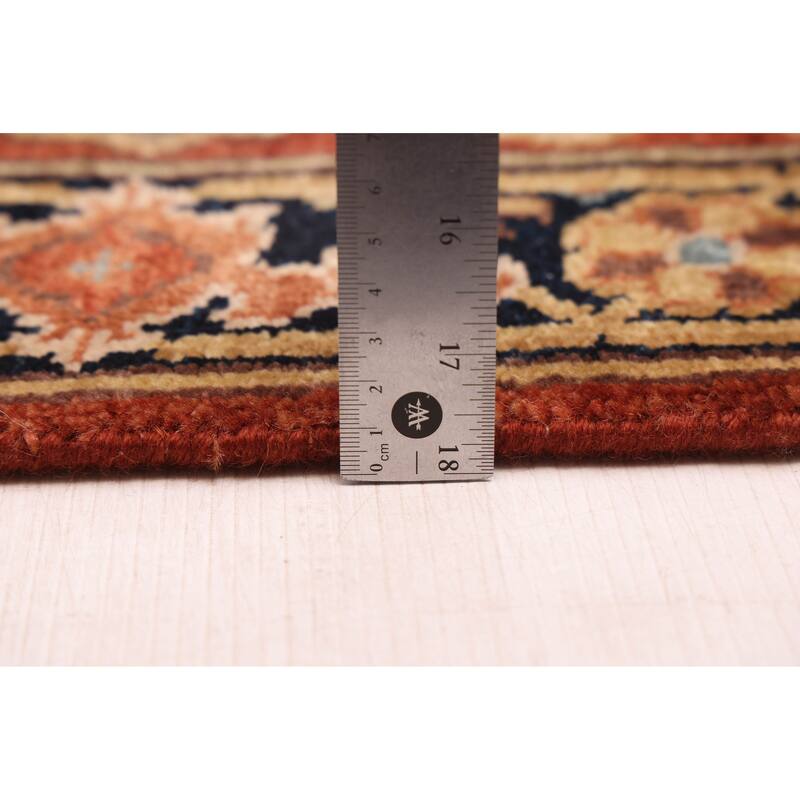 ECARPETGALLERY Hand-knotted Jules Sultane Dark Copper Wool Rug - 2'6 x 9'10