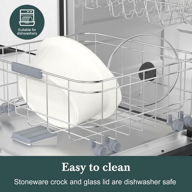 6 QT Digital Programmable Slow Cooker with Removable Crock