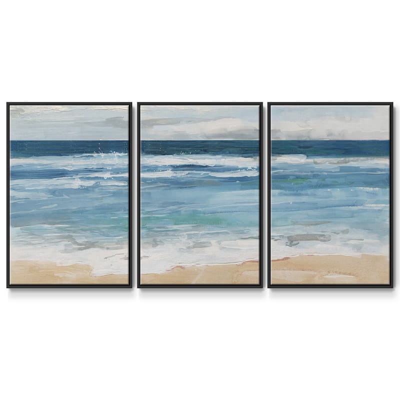 Ocean Waves II - Multi Piece Framed Canvas