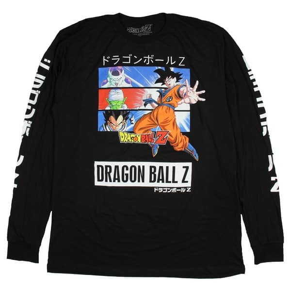Shop Dragon Ball Z Shirt Men S Goku Vegeta Piccolo Frieza Long