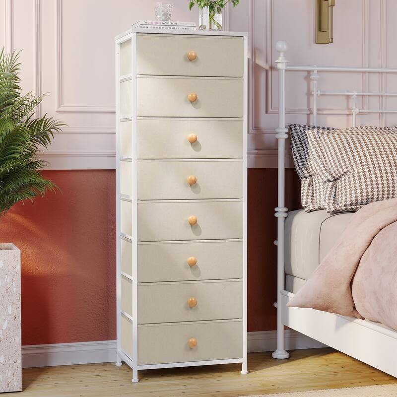 8 Drawers Chest Storage Tower Organizer Unit for Bedroom