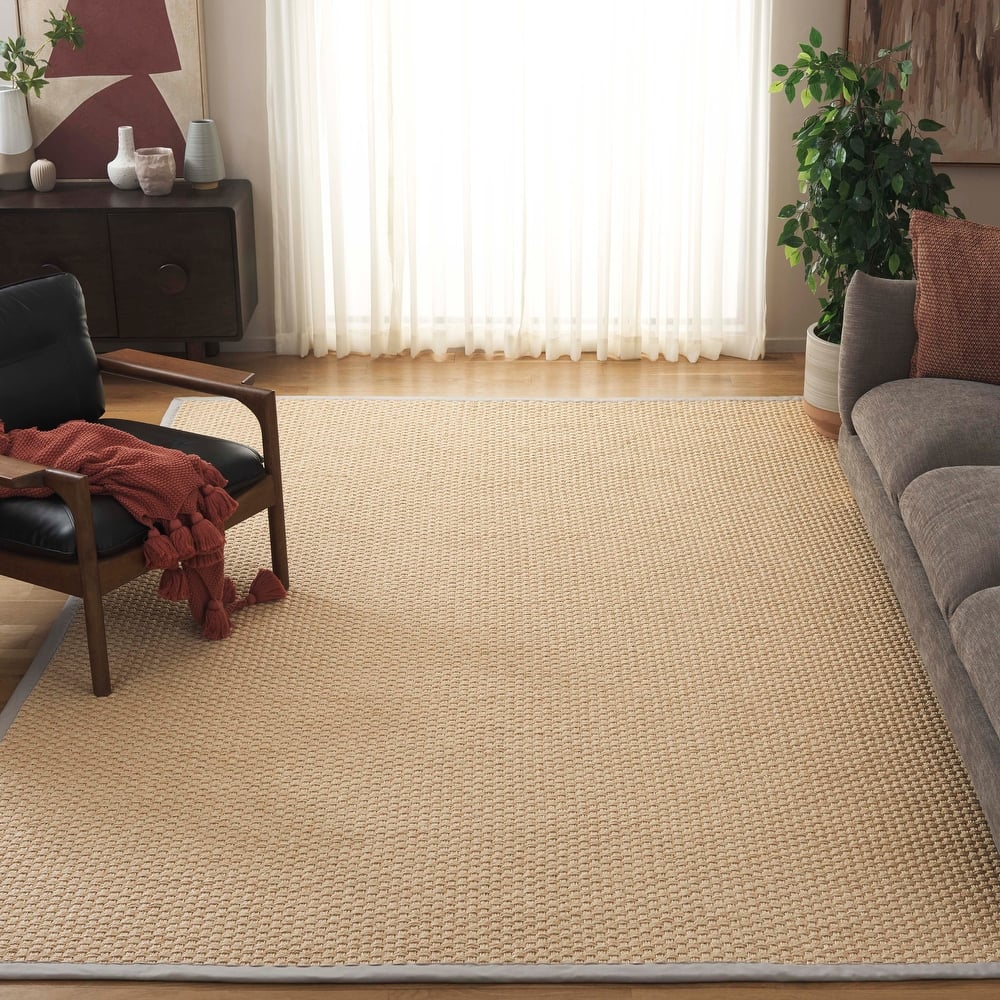 SAFAVIEH Napa Faux Sisal Meret Washable Indoor/Outdoor Rug - Weather Resistant & Easy Cleaning