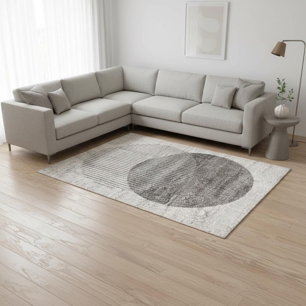 HomeRoots Geometric Modern Rectangle Area Rug - 8' X 11'