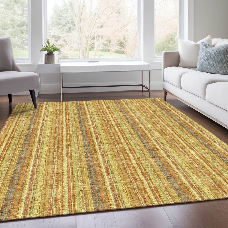 Premium Washable Super Soft Stripe Ombre Mayfield Rug