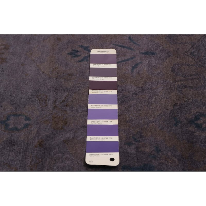 ECARPETGALLERY Hand-knotted Vibrance Purple Wool Rug - 6'1 x 8'10