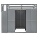 preview thumbnail 25 of 30, Full Size Bunk Bed with Wardrobe,Desk and Storage