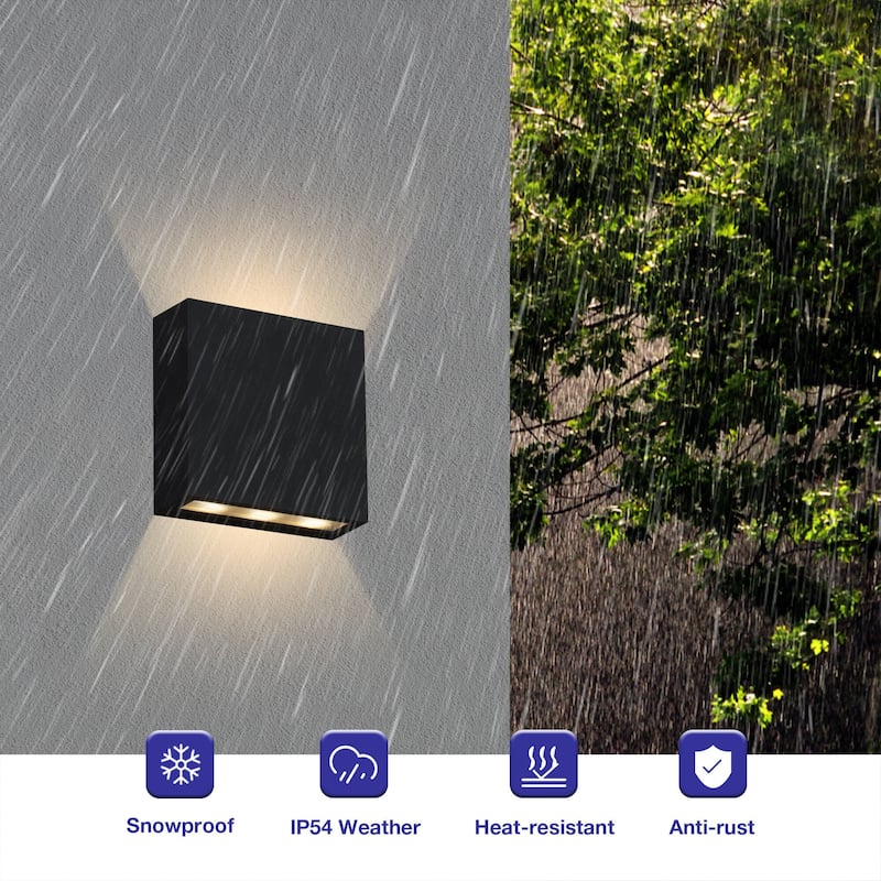 Outdoor Wall Light LED Lamp Sconce Lantern 6W 360Lm