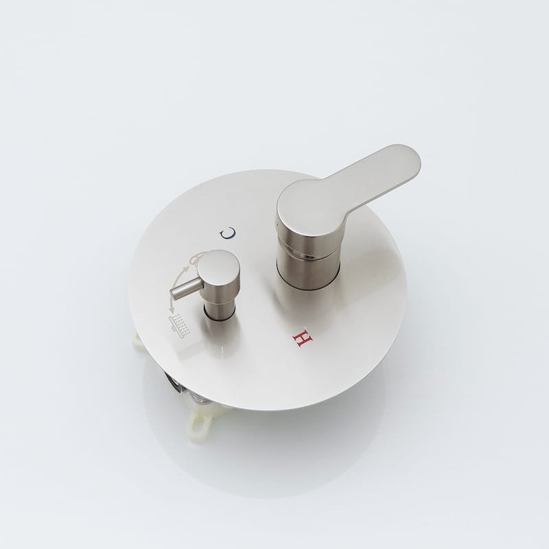 Modern Rain Shower Faucet System with 10-inch Fixed Spray
