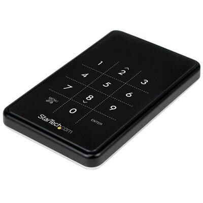 Startech Usb 3.0 Encrypted Sata Iii Hard Drive Enclosure External 2.5-Inch Hdd/Ssd With Password Protection (S2510bu