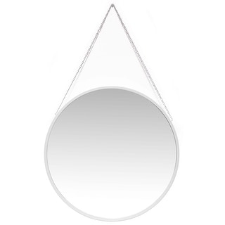 Kabbo White Mirror - 17.5 x 1.75 x 17.5