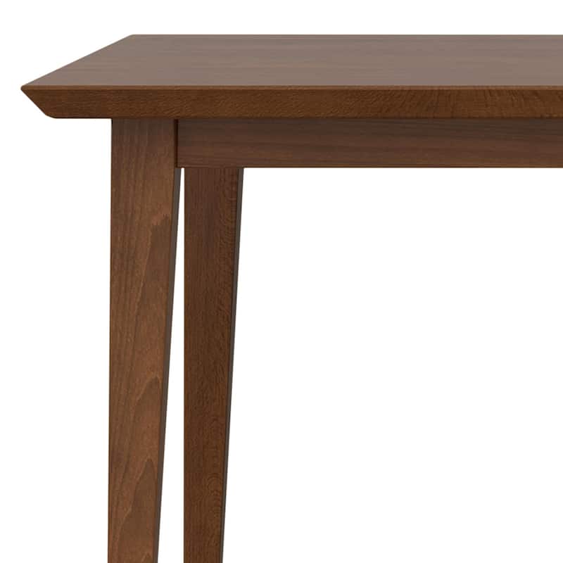 WyndenHall Fairway 60 inch Wide Rectangle Contemporary Modern Dining Table - 36"D x 60" W x 29.5"H
