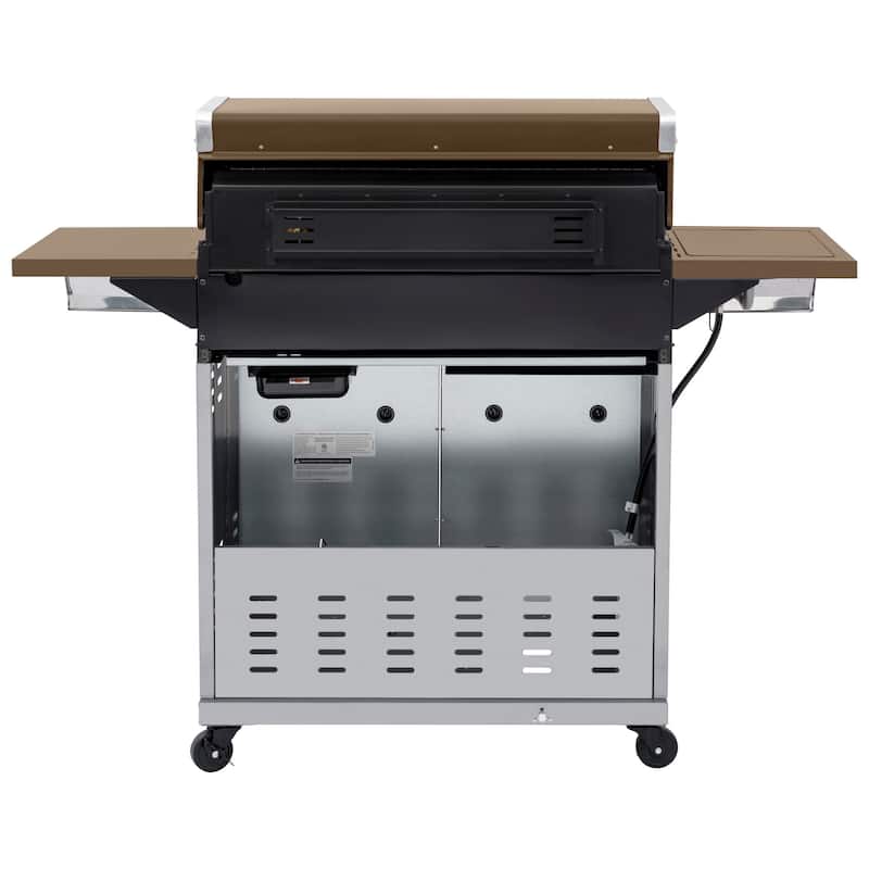 Royal Gourmet 5-Burner Cabinet Style Gas Grill with Side Burner