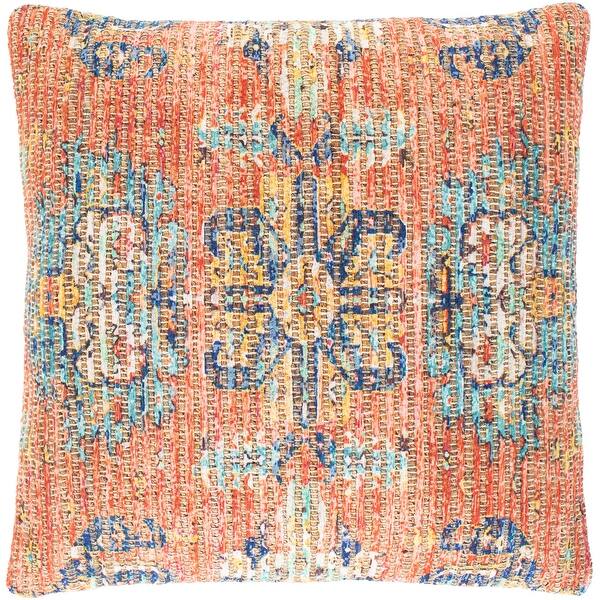 The Curated Nomad Lasuen Woven Jute 26inch Floor Pillow with Down or