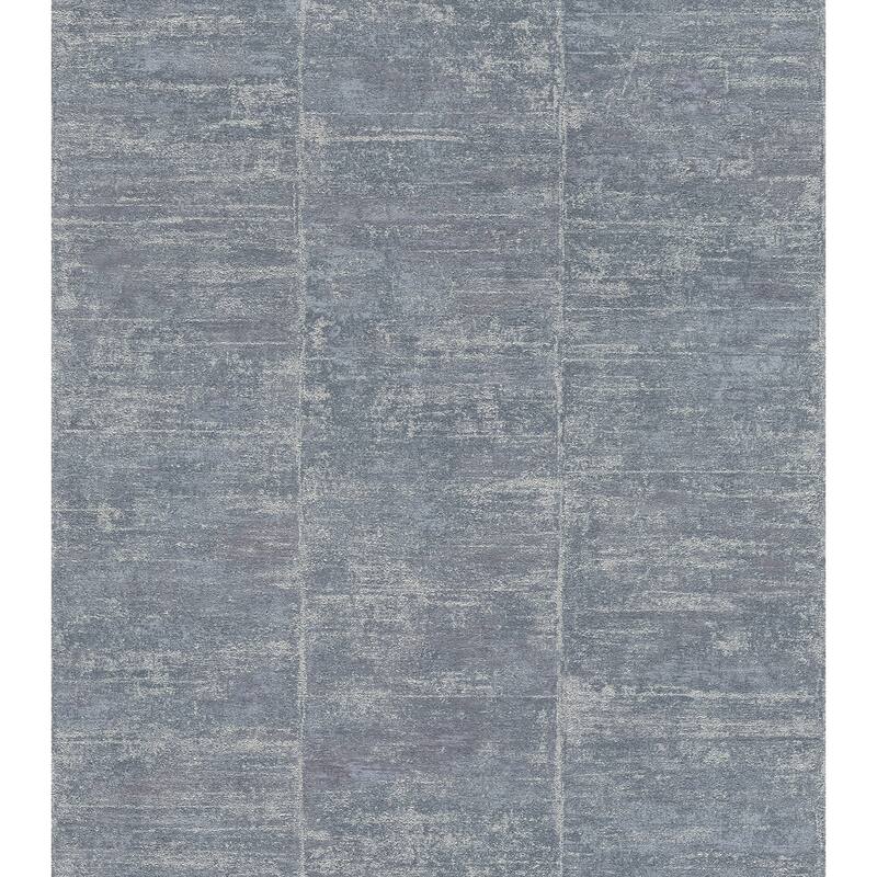Advantage Aiko Denim Stripe Wallpaper - 20.9in x 396in x 0.025in - 20.9in x 396in x 0.025in