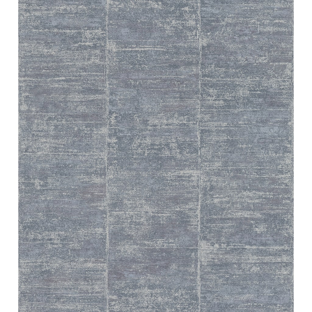 Advantage Aiko Denim Stripe Wallpaper - 20.9in x 396in x 0.025in - 20.9in x 396in x 0.025in
