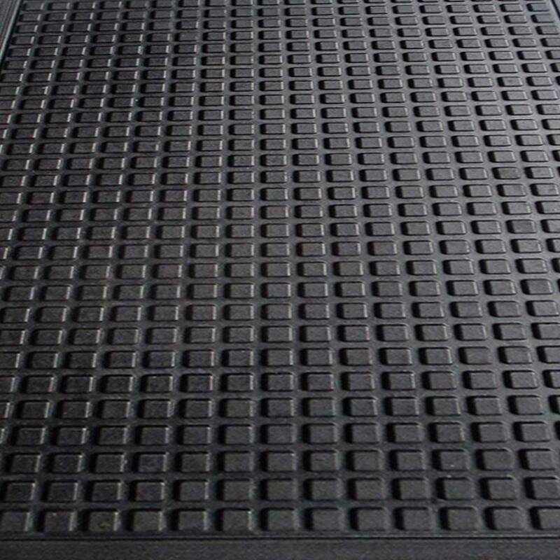 Glossy bubbles top anti-fatigue 100% Rubber Cushion mat