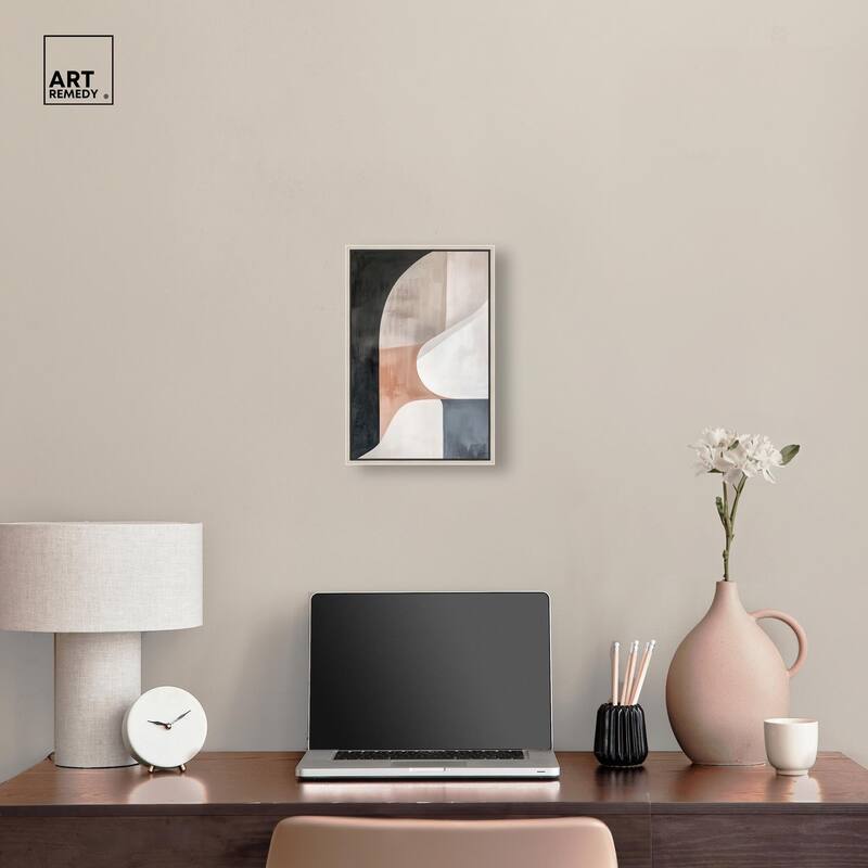 Curved Contour II Canvas by Art Remedy