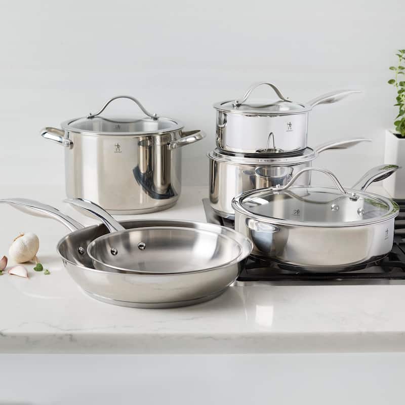 Henckels Aragon 10-pc Stainless Steel Cookware Set