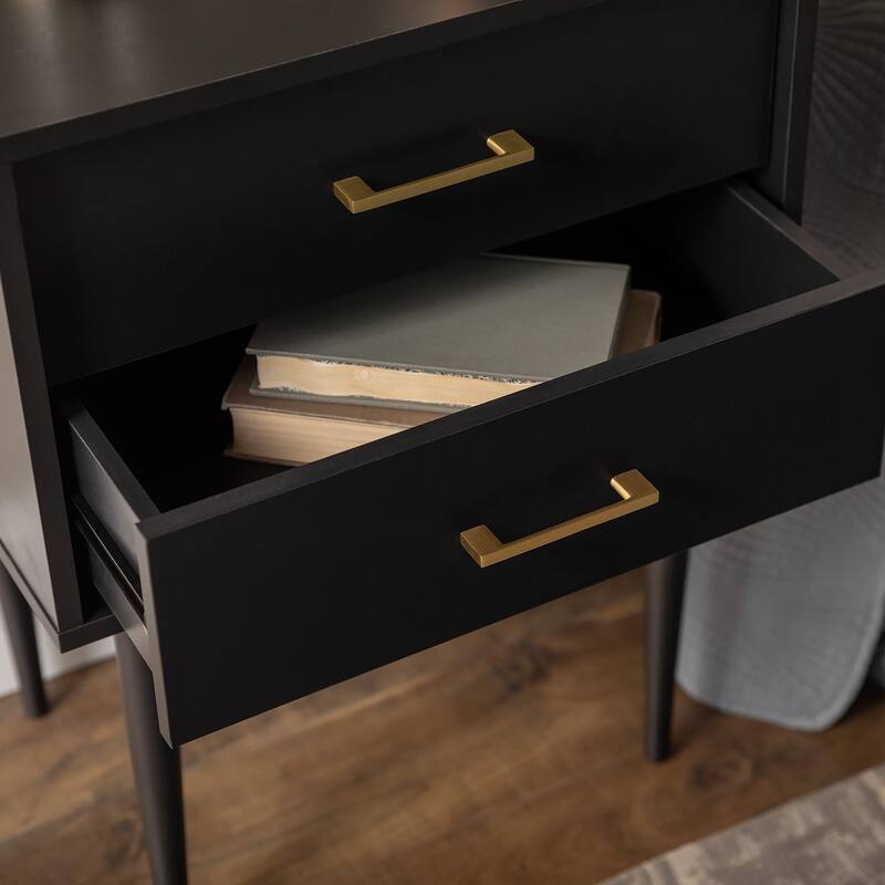Middlebrook Notto Mid-Century 2-Drawer Nightstand