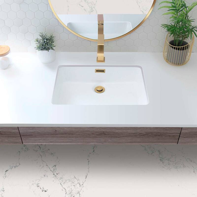 STYLISH Pop-Up Bathroom Sink Drain with Overflow (Set of Two)