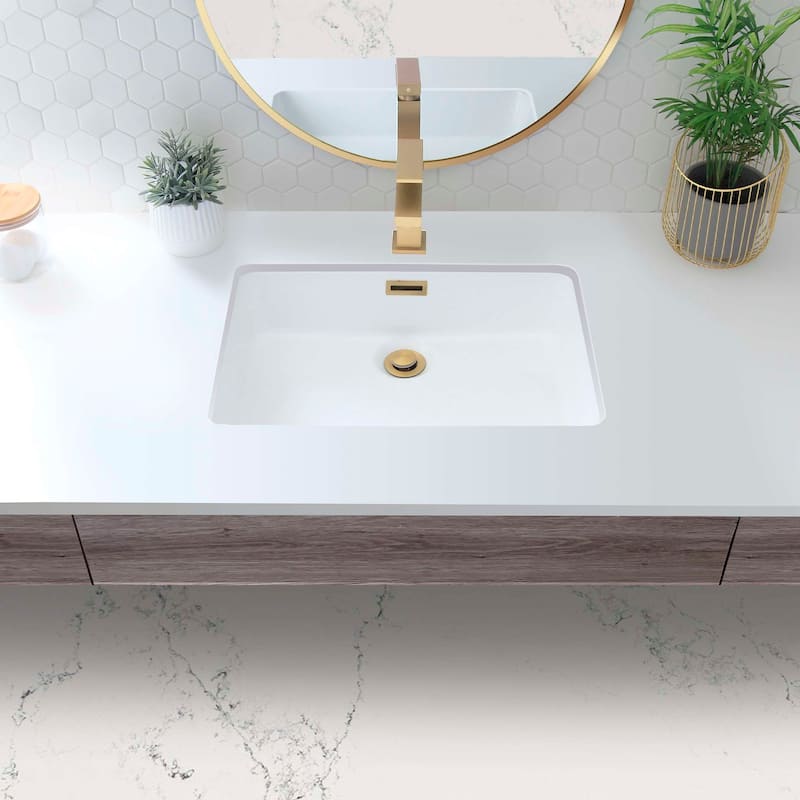 STYLISH Pop-Up Bathroom Sink Drain with Overflow D-700