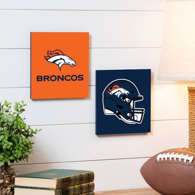 Denver Broncos Foam Core Wall Decor - Orange
